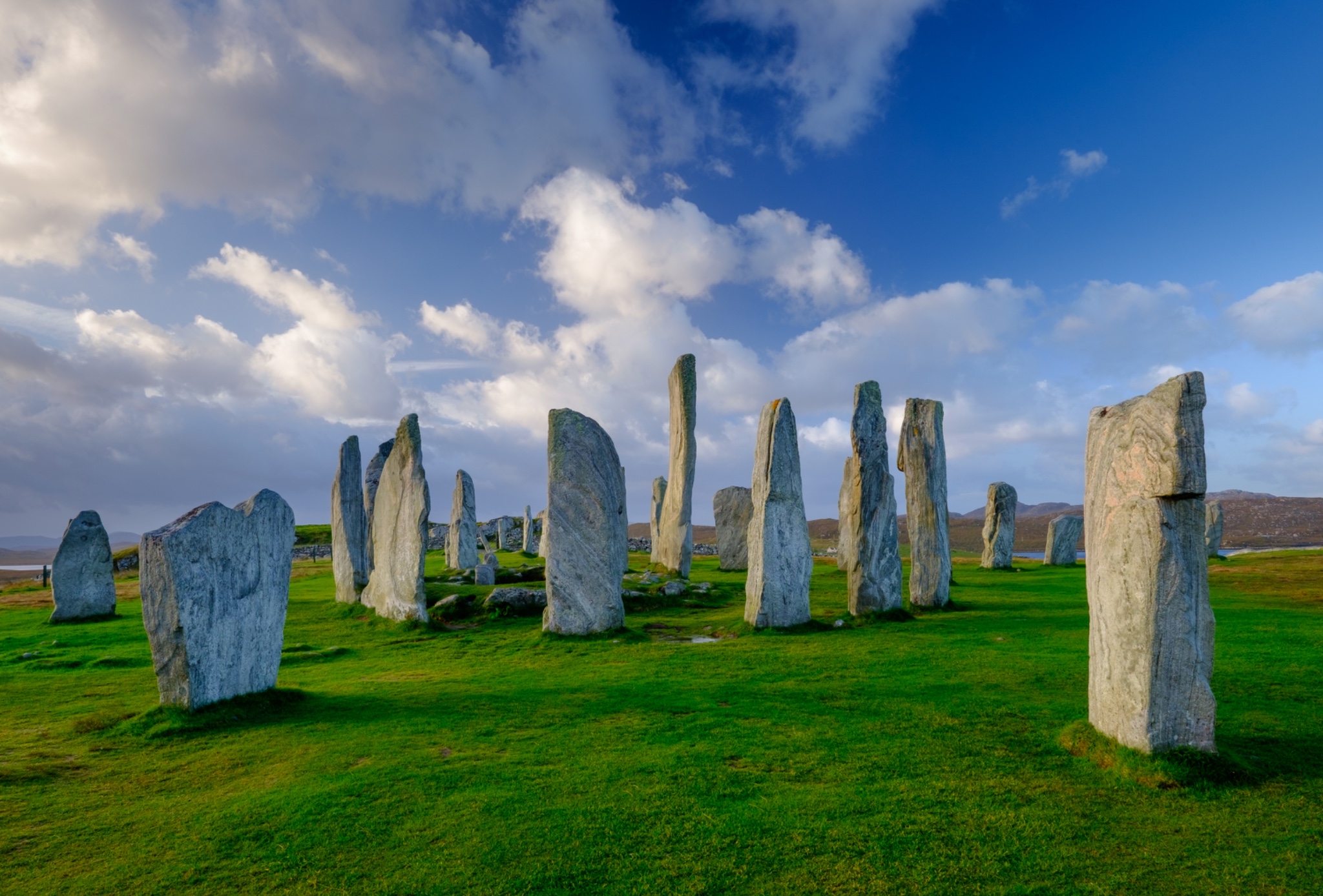 Scotland, The Isle of Lewis, Callanish Stone Circle.